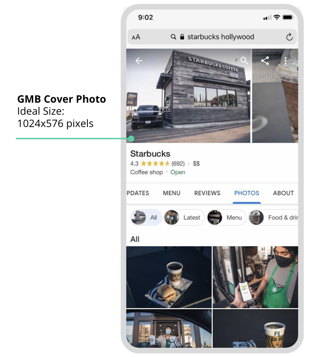 Google My Business Cover Photo example